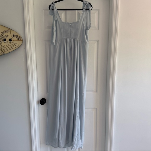 NWT PARK & FIFTH Riley Maxi Dress Celeste Powder Blue XXL - Picture 9 of 12